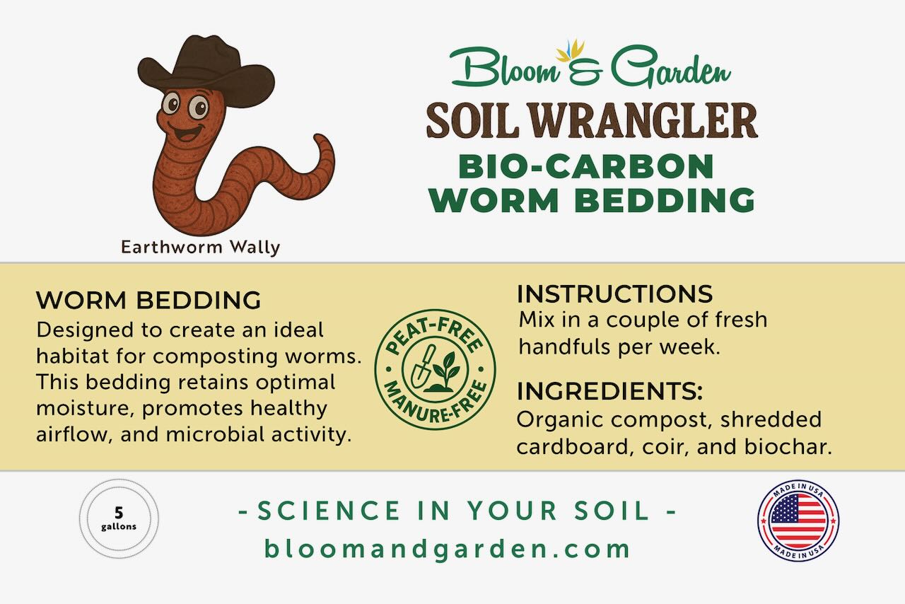 Soil Wrangler BioCarbon Worm Bedding for Healthy Bins