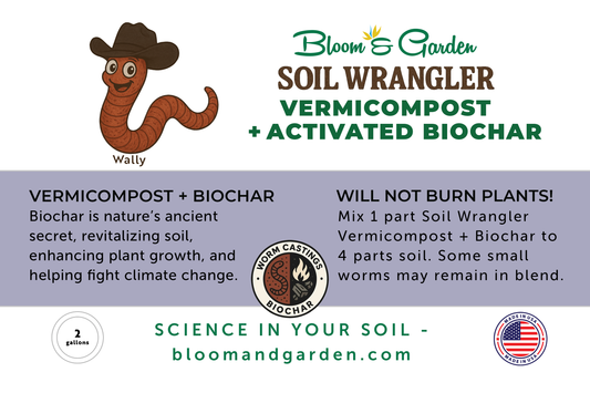 Soil Wrangler Vermicompost + Biochar Buckets