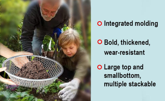 Dual-Screen Vermicompost Sifter Kit – ¼-Inch + ⅛-Inch Screens