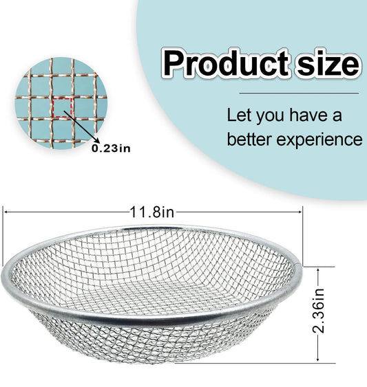 Bloom & Garden ¼-Inch Soil Sifting Screen - Durable Metal Sieve