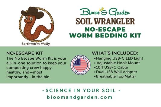 Soil Wrangle No-Escape Worm Bedding Kit
