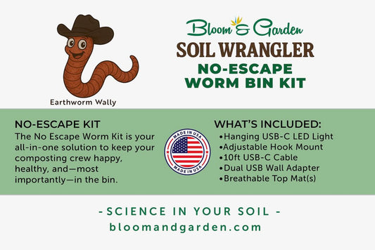 Soil Wrangle No-Escape Worm Bedding Kit